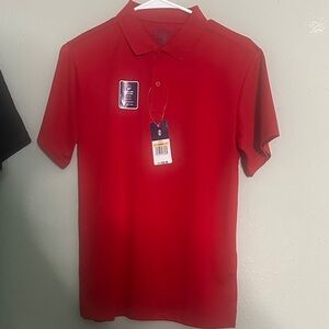 IZOD Vibrant Red Polo Shirt for Men